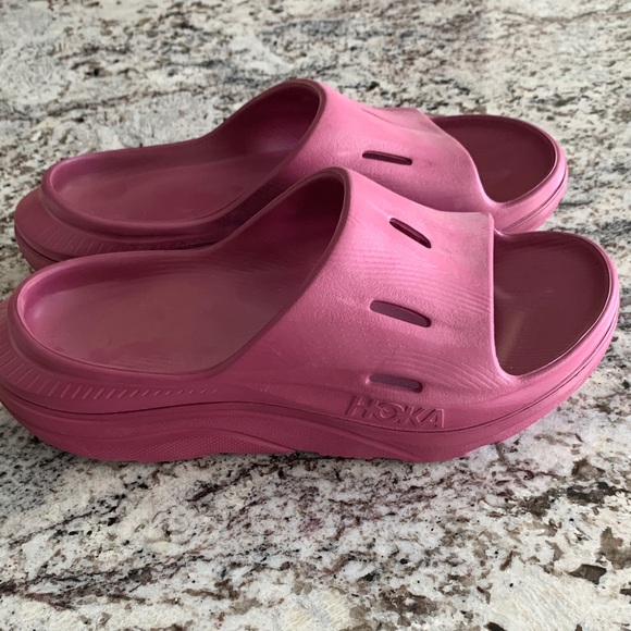 Hoka Women's Mules in Berry - Picture 4 of 7